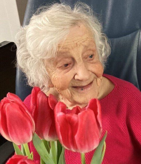 Katherine (Kay) Elizabeth Pollack Bishop will celebrate her 100th birthday on April 28. Her family is delighted that she has reached this milestone.