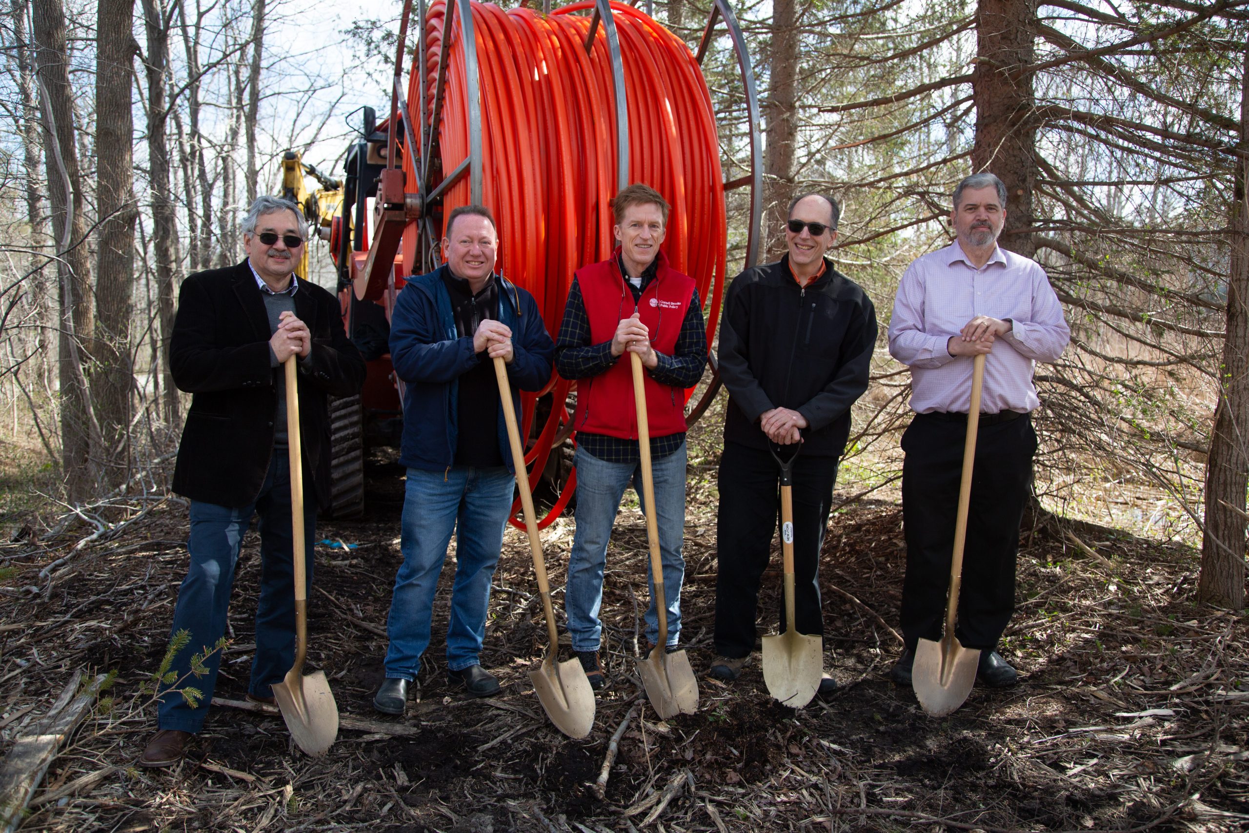 Town of Dryden officials broke ground on its Dryden Fiber project last spring. With broadband fibers installed around the Dryden Rail Trail and the eastern side of Dryden, town officials are hoping federal broadband funding awarded to the state can be used to install backbone fiber in other areas of Dryden.