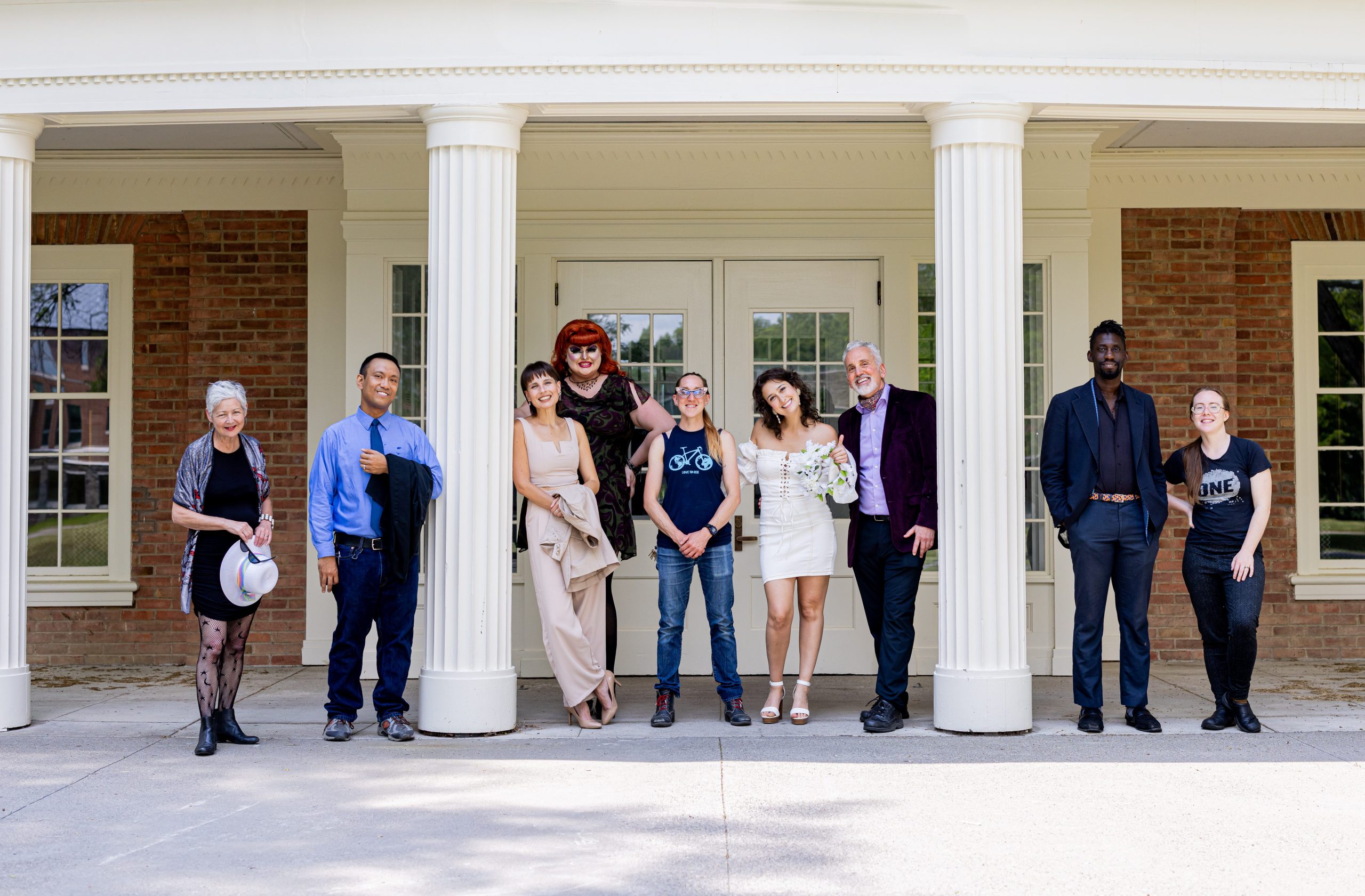 The cast of The Wedding Show
