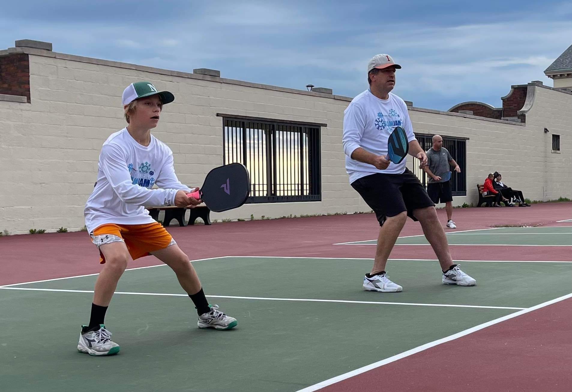 Father-Son pickleball duo