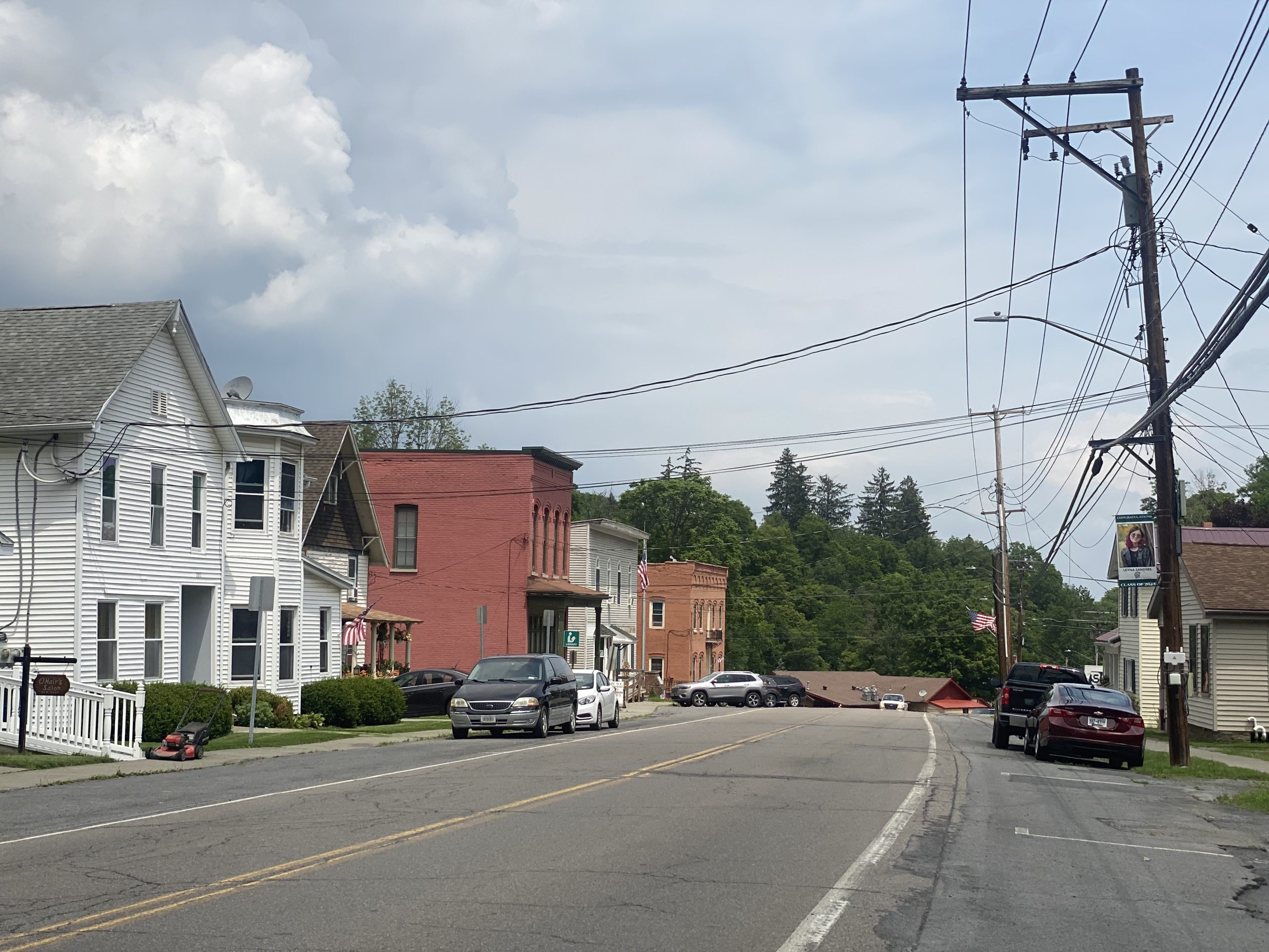 main street in Newfield