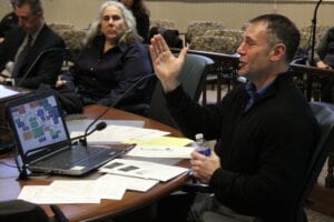 Dave Sanders presents the latest data from 2018 to the Criminal Justice and Alternatives to Incarceration committee.