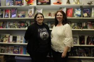 Festival creator Darlynne Overbaugh, left, and FanUnity Inc. Executive Director Kathy Servoss, right, are on the search for board members for their new not-for-profit.