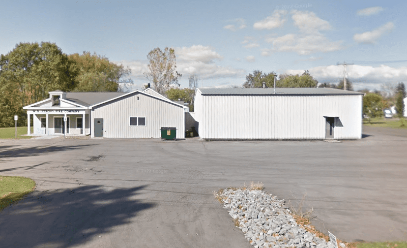 The W. B. Strong Fire Company in the village of Freeville.