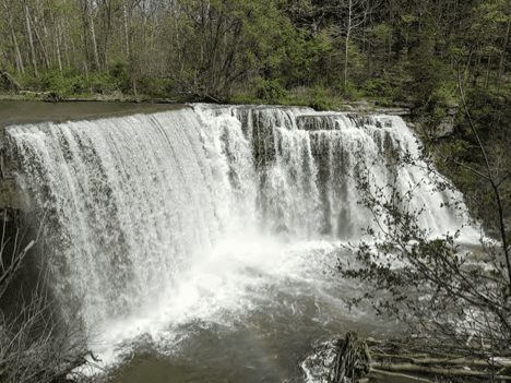 Ludlowville Falls in Lansing