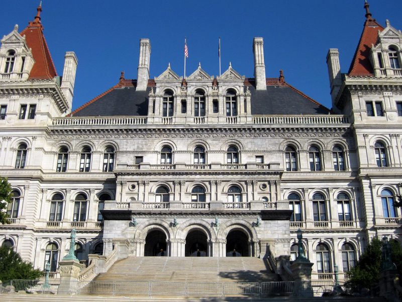 a photo of the State capital building in Albany, NY