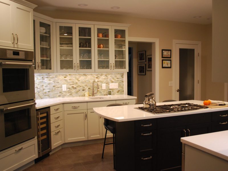 a kitchen display at Builder's Best Design.