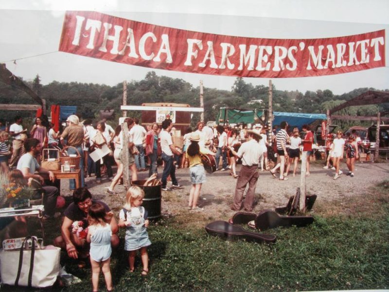 Ithaca Farmer's Market in the 1970s