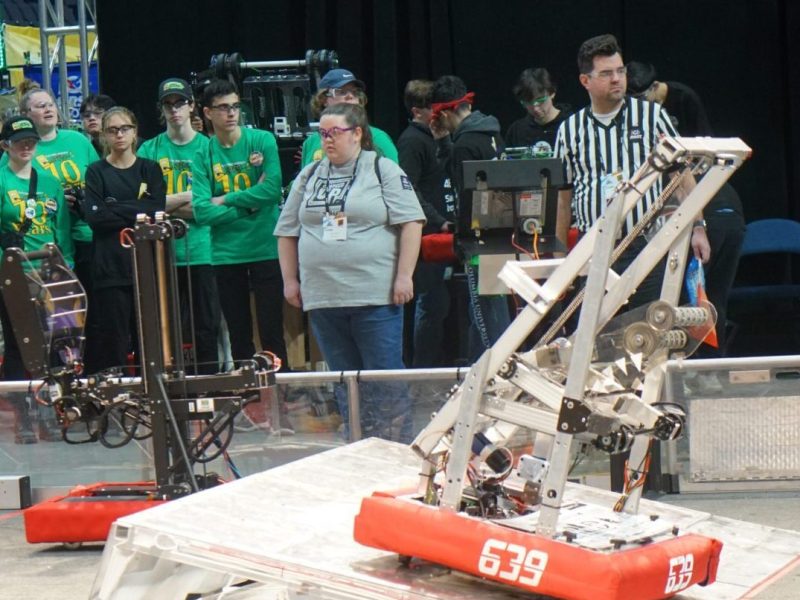 Code Red robot during the competition