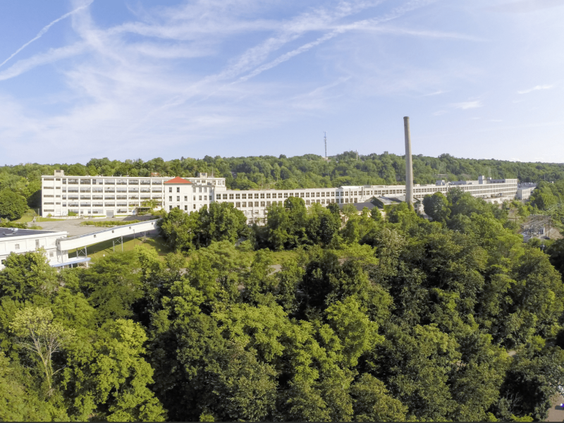 an aerial view of Southworks