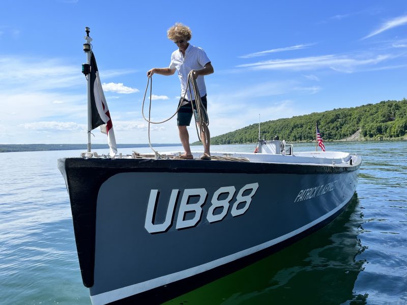 David Openshaw on one of ITB boat's