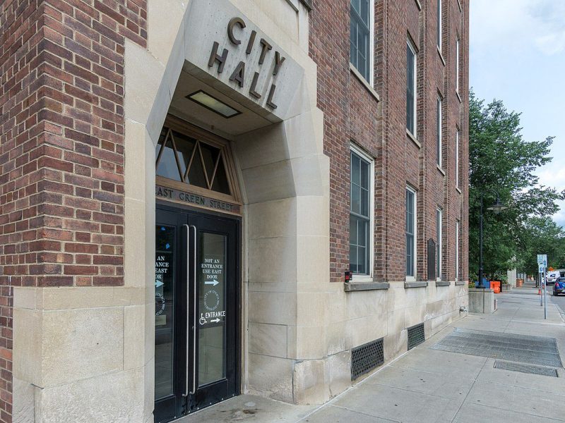 city hall from green street
