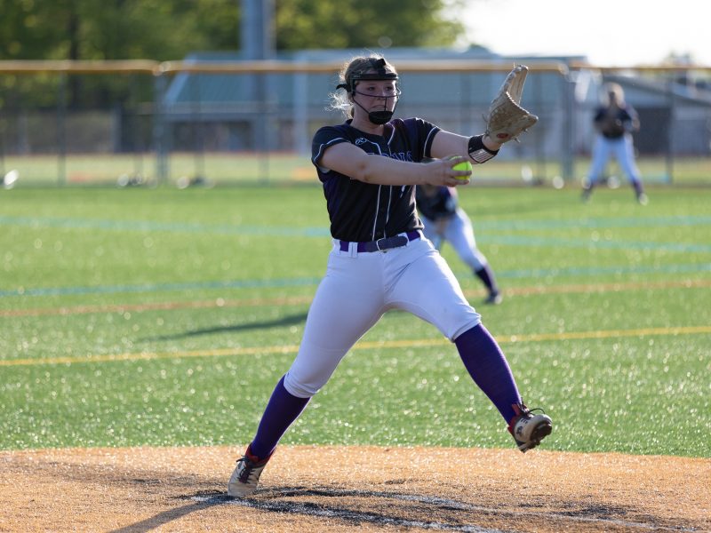 Kahlen on the pitching mound