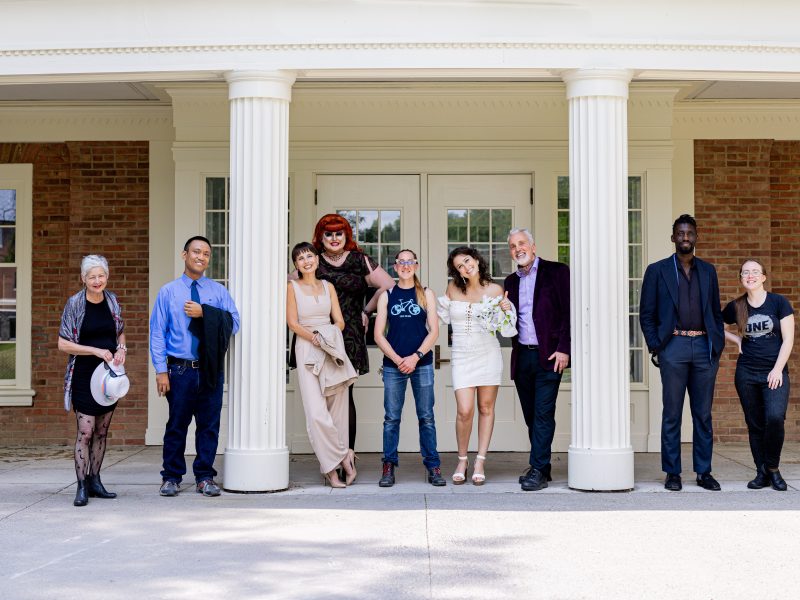 The cast of The Wedding Show