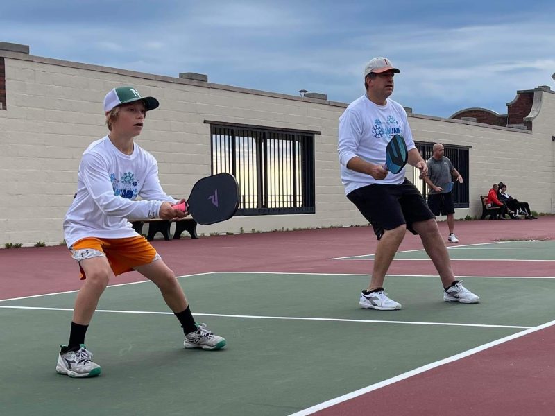 Father-Son pickleball duo