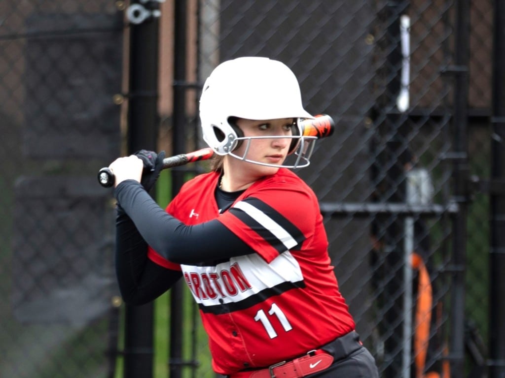 Groton's Alexis Stone is the softball team's go-to player in the circle. The Red Hawks are aiming for an improved campaign under head coach Jocelyn Lathers.