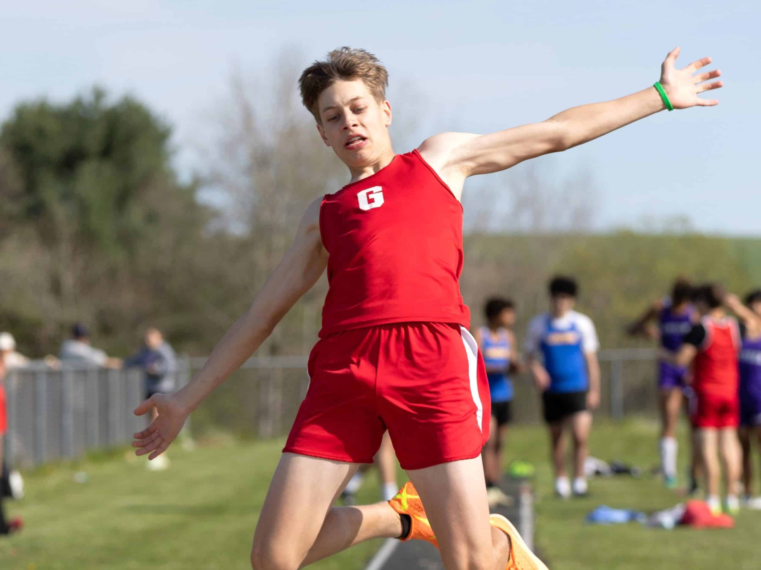 Groton's Ross Bush is one of many standout distance runners on the outdoor track and field team this season. The junior is coming off a stellar indoor season where he broke multiple school records.