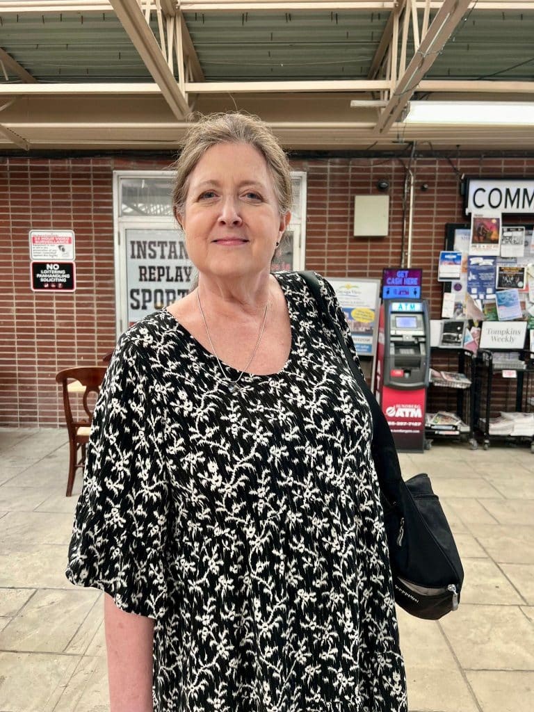 Taking all the patio furniture out. 
Patty, Ulysses