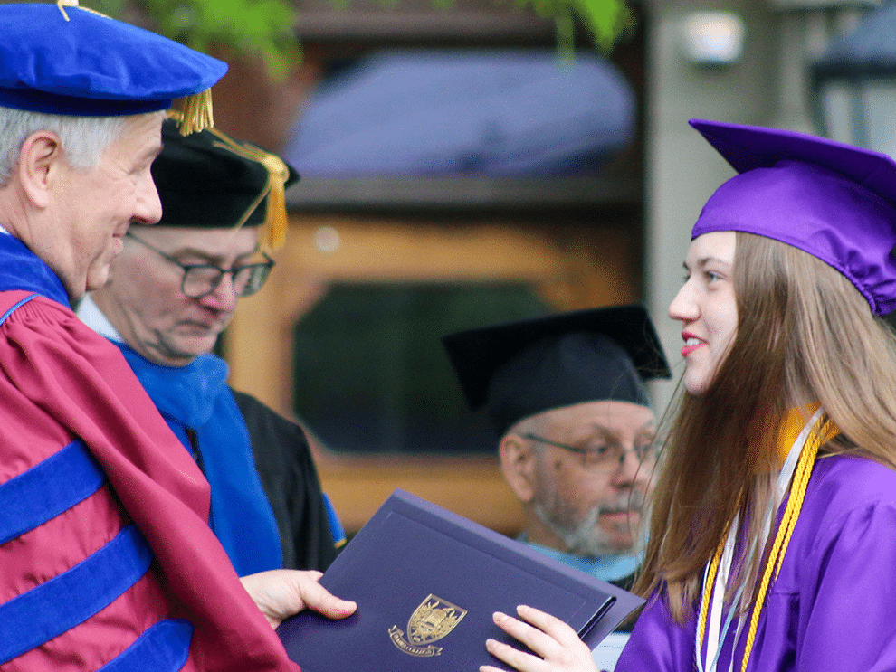 Photo provided
Haley Sullivan recently completed the Elmira College Honors Program, which provides students with an opportunity to study in an interdisciplinary environment that brings together students and faculty from across the liberal arts and sciences.