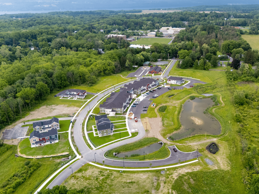 Photo by Joe Scaglione
Village Grove, part of new Trumansburg housing development Crescent Way, is currently fully leased.