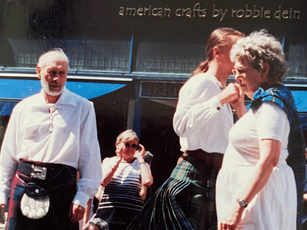 Photo provided
DG Bancroft-Gowin Scottish dancing in 2002. Go The Distance