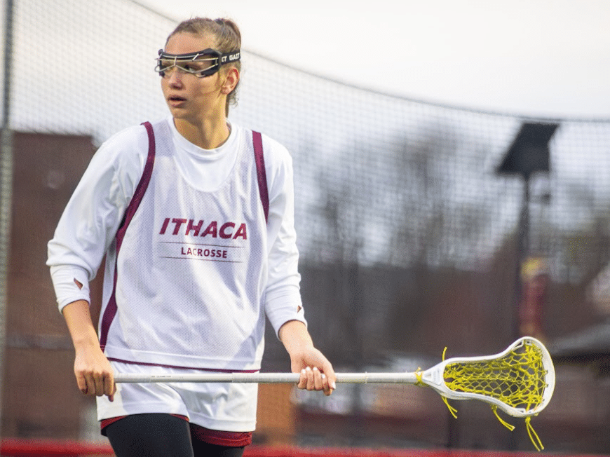 Photo by Robert Daniels
Ithaca's Ella Thomforde is heading to the West Coast to continue her outstanding lacrosse career. Thomforde will be attending Stanford University after recording over 300 points and earning two All-American honors with the Little Red.
