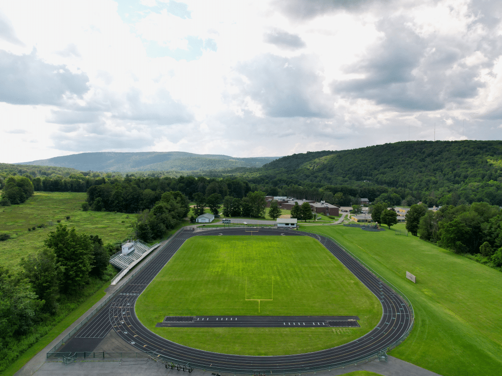 Photo by Joe Scaglione
The Newfield Central School District track and sports fields are part of its upcoming capital project.