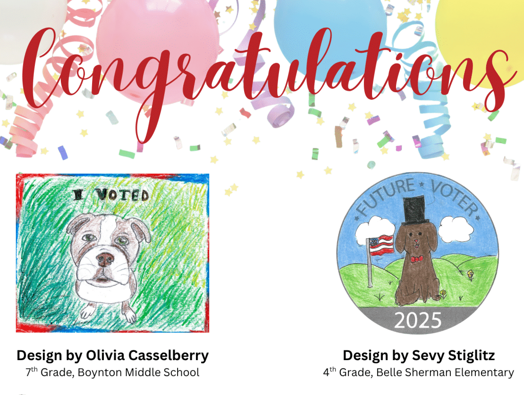 Images provided 
The winners of the third annual sticker contest are Sevy Stiglitz and Olivia Casselberry. 