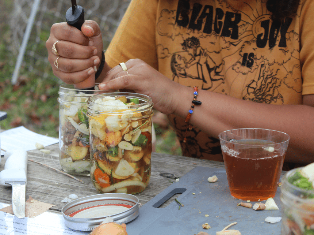 Photo provided 
A fall beverage being prepared. The Jane Minor BIPOC Community Medicine Garden is hosting two fall events this weekend to promote community. 

