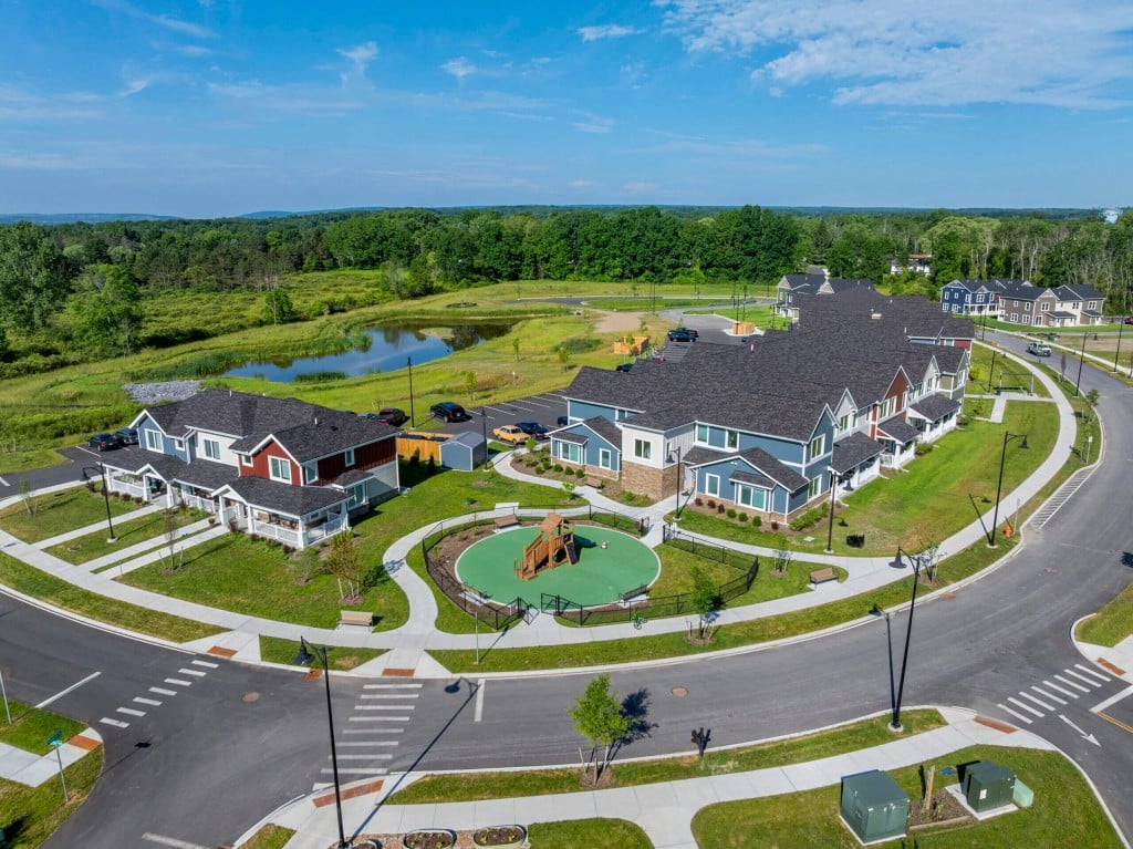 Photo provided by HOLT Architects
Village Grove has been named Upstate Project of the Year by NYS Association for Affordable Housing. 
