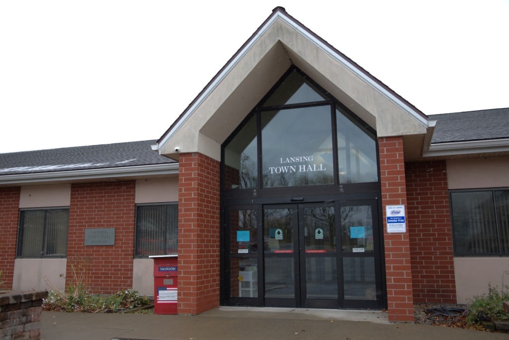 Photo by Jaime Cone Hughes 
The Lansing Town Board voted to continue refining a proposed local law that would establish a construction moratorium and is expected to vote on it before the end of the year.