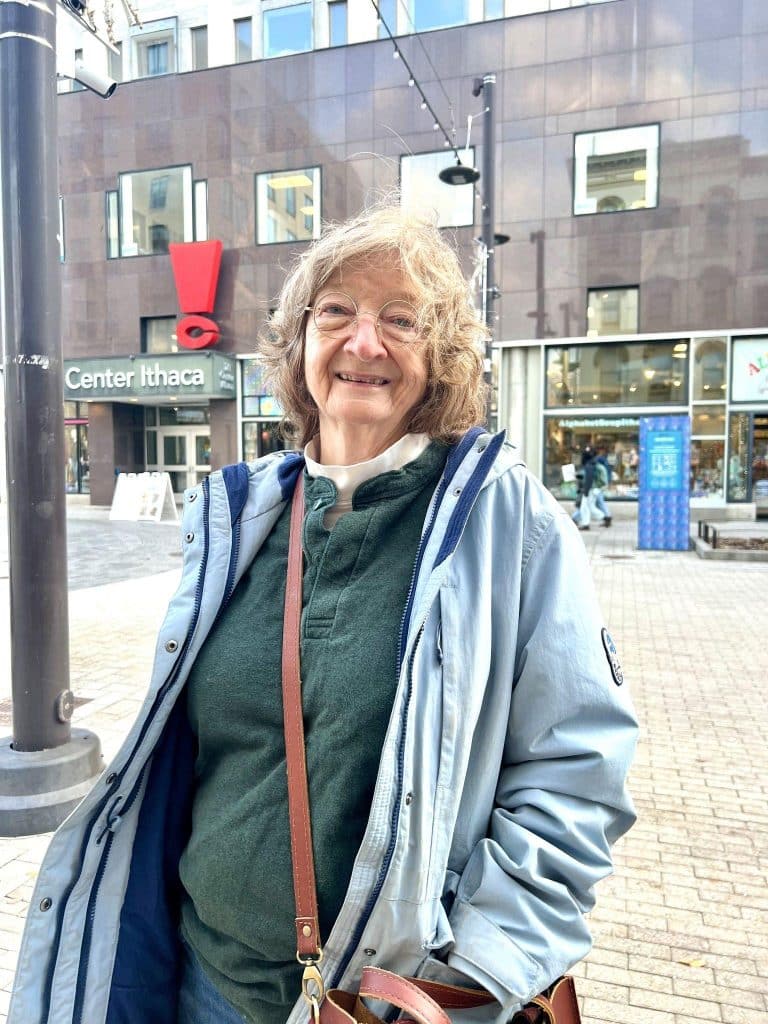 I’m thankful for my health, that I live in this wonderful community, and my family most of all.
Becky, Caroline 
