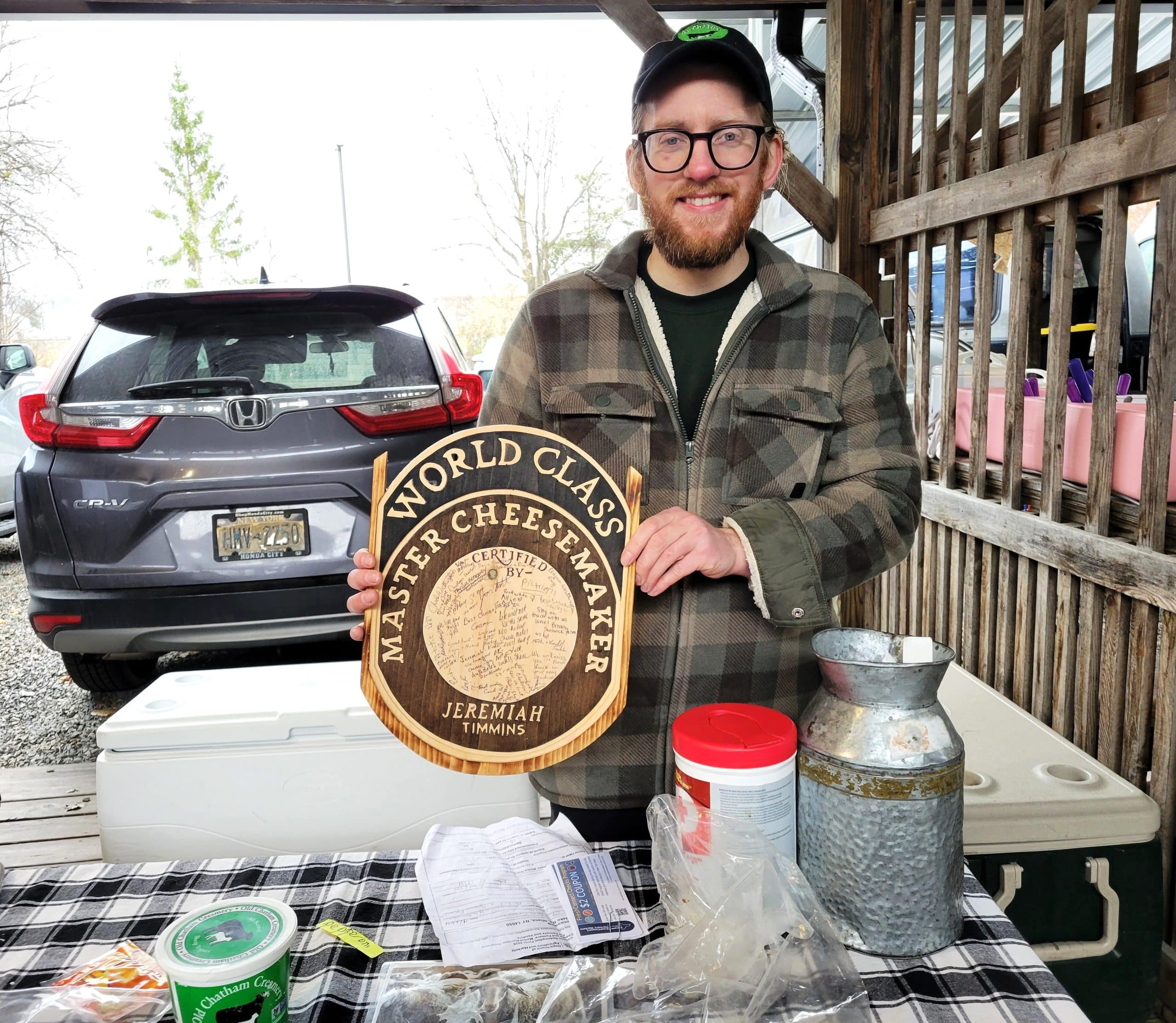 Groton’s Jeremiah Timmins of Old Chatham Creamery garners international award